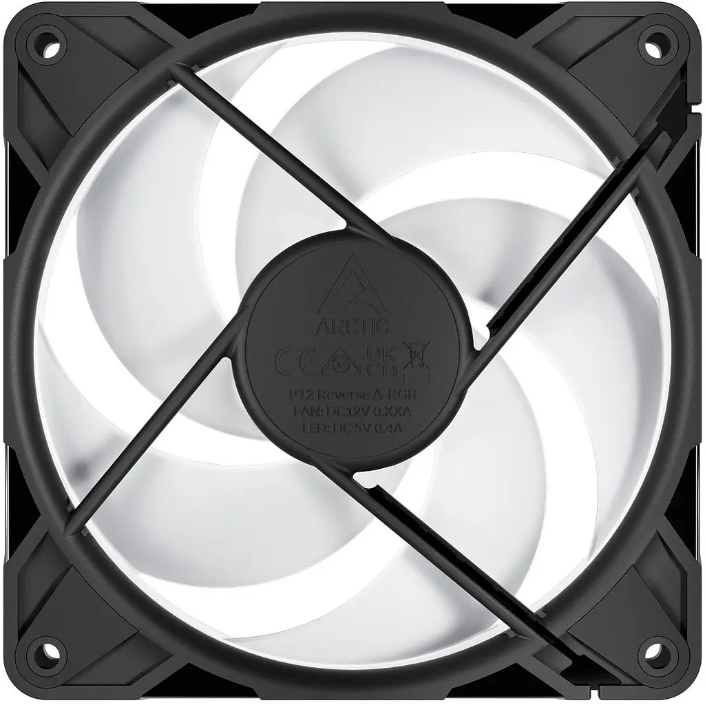 Корпусний вентилятор Arctic P12 Pro Reverse A-RGB Black (ACFAN00322A) [175978] - фото 4