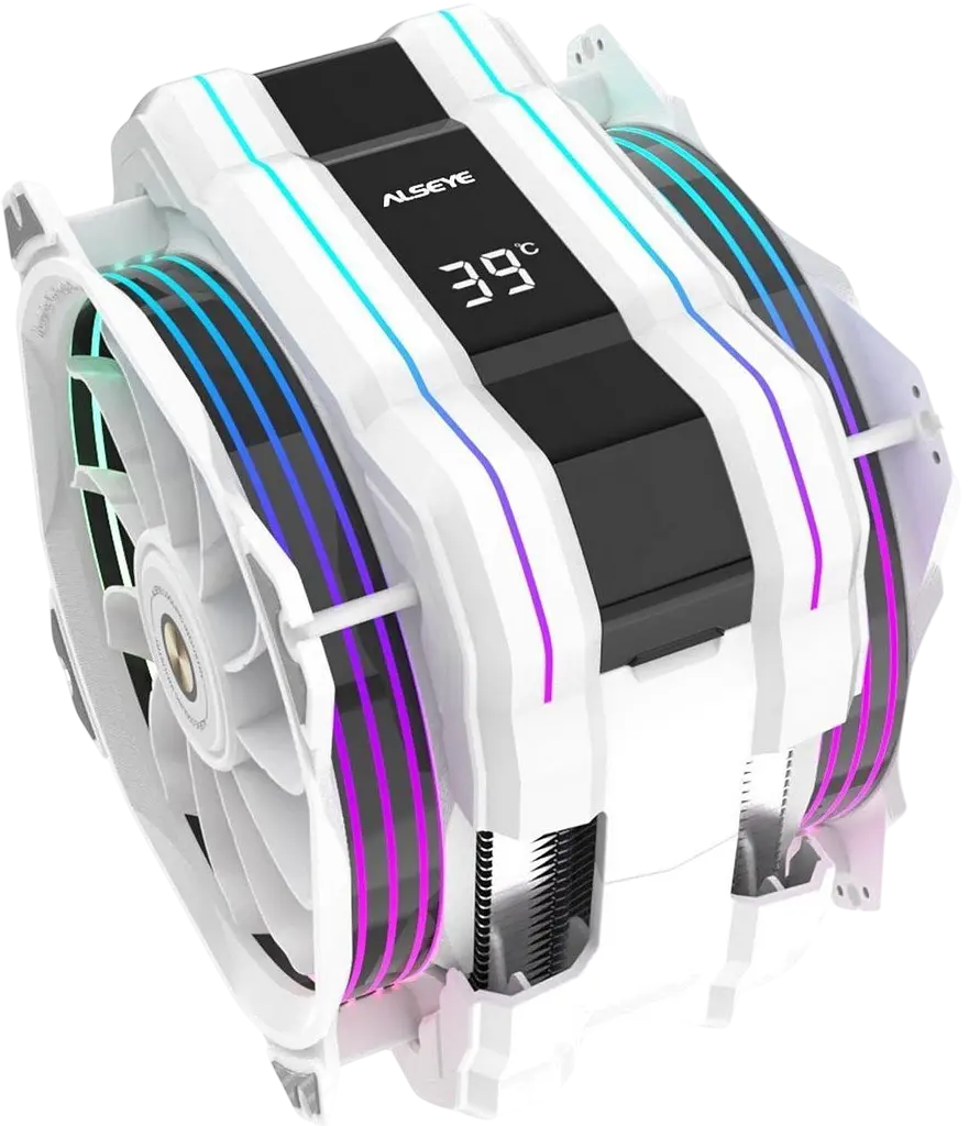 Повітряне охолодження Alseye M120D-W-Plus II ARGB White (AS.01.01.0051) - фото 2