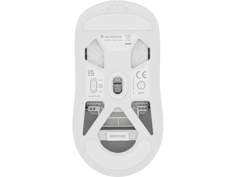 Миша Genesis Zircon 660 Pro White (NMG-2194) - фото 5