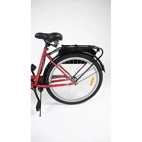 Електровелосипед Azimut Aquamarine 28 дюймів 500W 13Ah червоний - фото 3