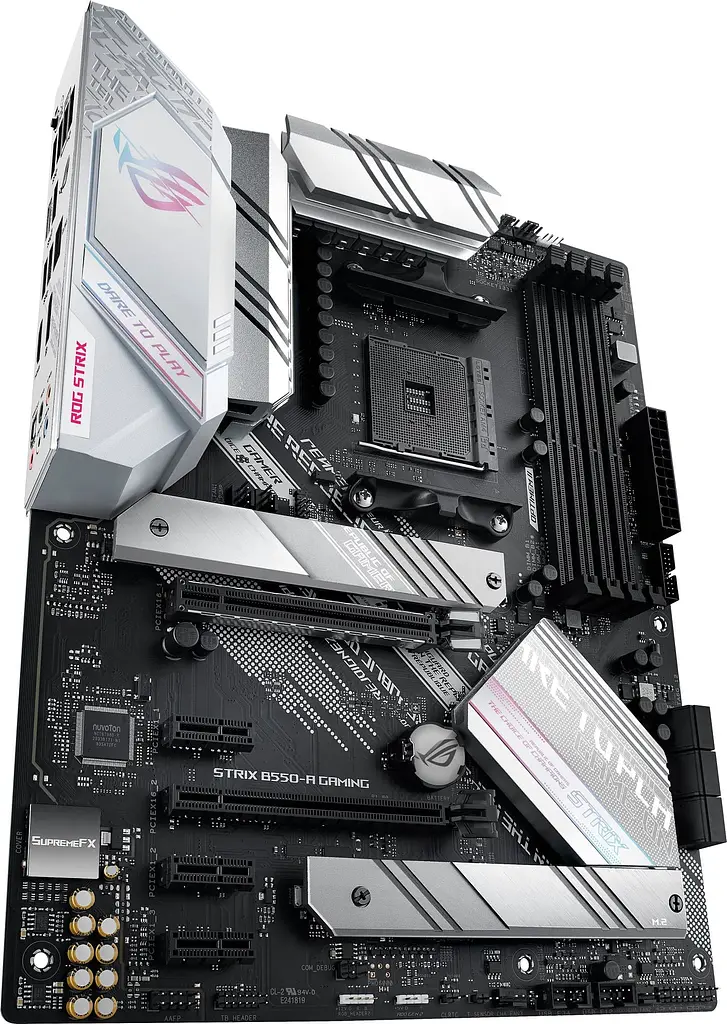 Материнская плата ROG STRIX B550-A GAMING sAM4 B550 4xDDR4 M.2 HDMI DP ATX Asus teh0019012 - фото 4