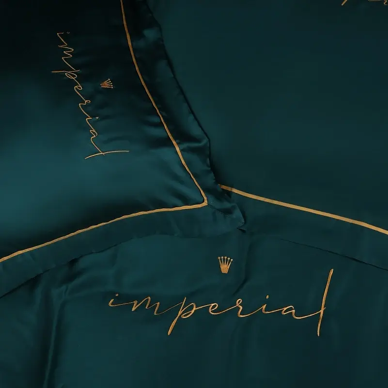 Наволочка MirSon Imperial Tencel №07 Emerald 40х40 см (2200010755787) - фото 5