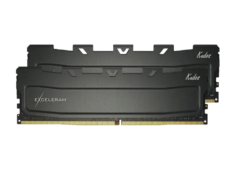 Оперативная память Exceleram 16GB (2x8GB) DDR4 3200MHz Kudos Black (EKBLACK4163222AD) - фото 2