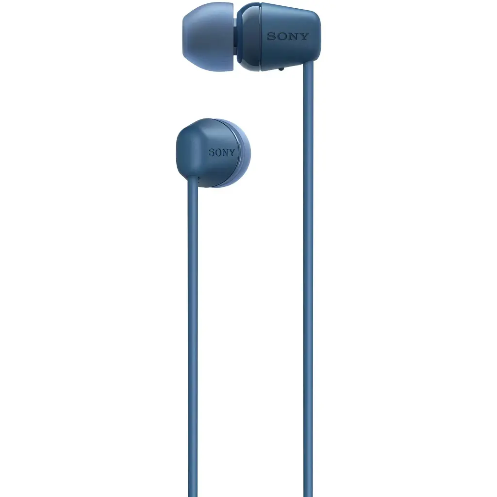Навушники Sony WI-C100 In-ear IPX4 Wireless сині - фото 2
