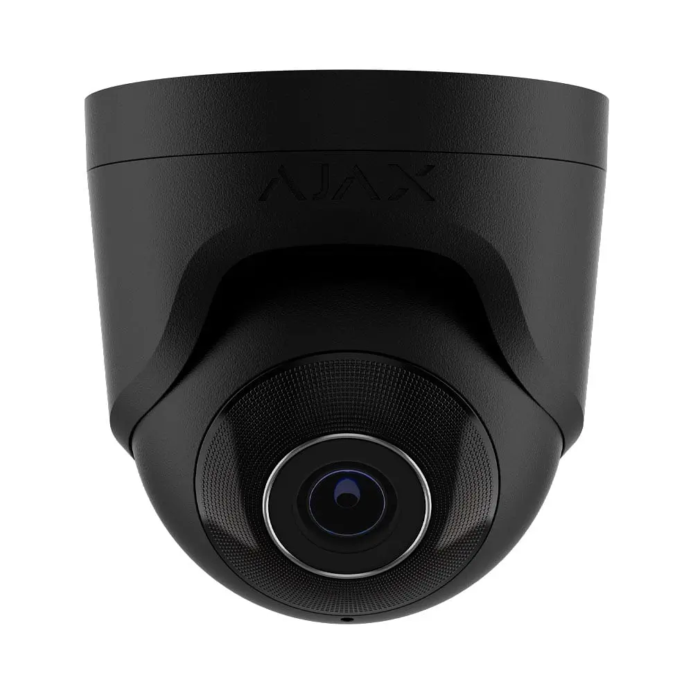 IP-відеокамера 8Mp Ajax TurretCam (8 Mp/4 mm) (8EU) ASP Black f=4mm з мікрофоном (26-00386)