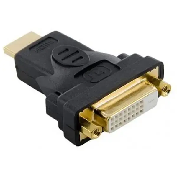 Переходник Atcom Hdmi male Dvi female 24 + 1 pin черный - фото 4