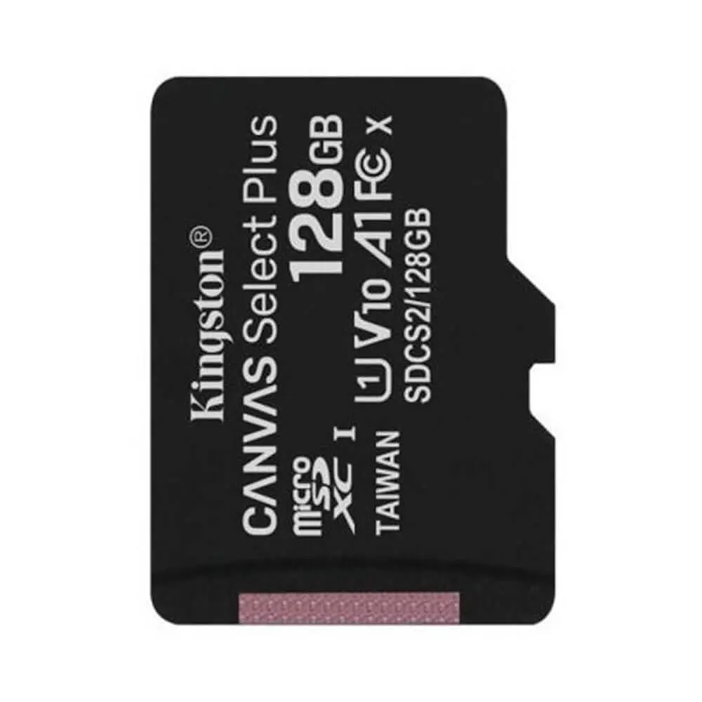 Карта пам'яті Kingston 128 GB microSDXC Class 10 UHS-I Canvas Select Plus + SD Adapter SDCS2/128GB - фото 3