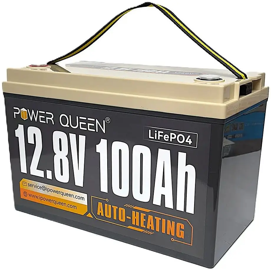 Аккумуляторная батарея Power Queen LiFePO4 12.8V 100Ah 1280Wh с BMS 100A, ресурс 4000 циклов, IP65 - фото 3