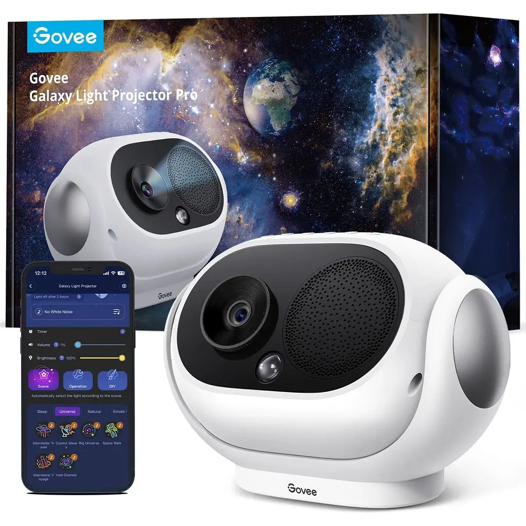 Проектор зоряного неба Govee H6092 Galaxy Light Projector Pro [H6092301] [127922] - фото 8