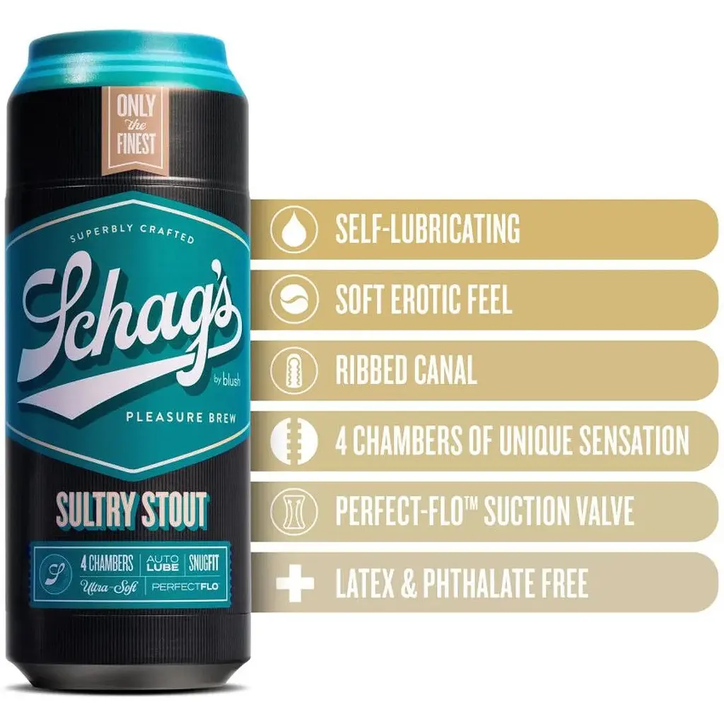 Мастурбатор Blush Schag's - Sultry Stout Masturbator - Frosted - фото 3