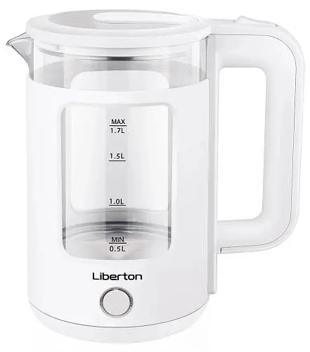 Електрочайник LEK-6830, White LIBERTON teh0020870