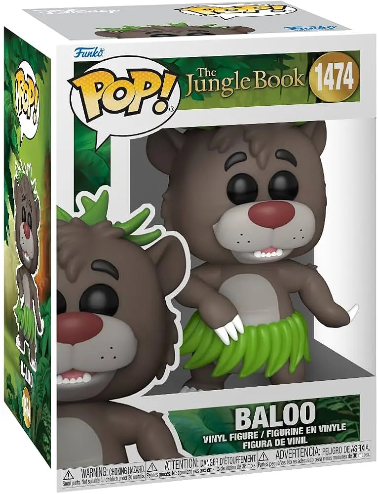 Коллекционная фигурка Funko Pop Книга джунглей Балу The Jungle Book Baloo 10 см JB BL 1474 - фото 3