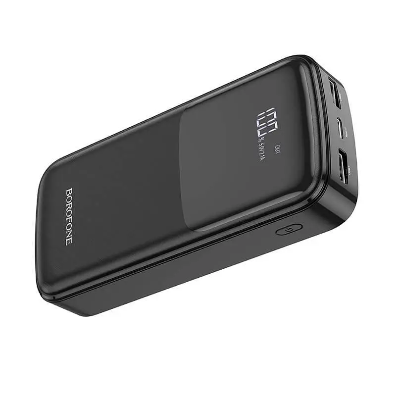 Внешний аккумулятор Borofone BJ17A Mike digital display power bank 20000mAh черный - фото 2