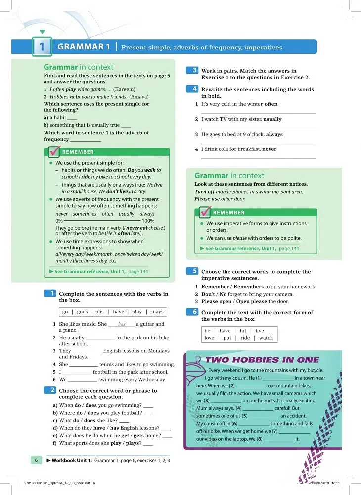 Optimise A2 Student's Book Pack (Updated for the New Exam) - фото 4