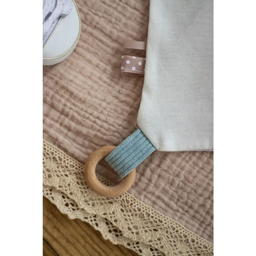 М'яка іграшка-комфортер Elfiki Ельфик Пуффі білий з блакитним (ІГ-0105) - фото 5