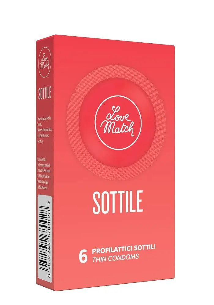 ПР. Презервативи - Sottile (Thin), 54 мм, 6 шт. Love Match 8118000011 102811 - фото 3