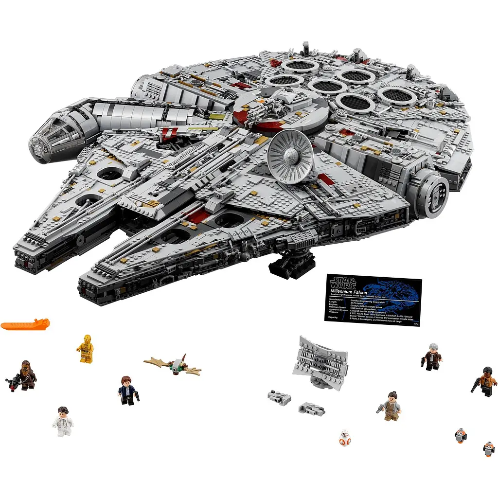 Конструктор LEGO Star Wars Millennium Falcon (Сокол Тысячелетия) 7541 деталь (75192) - фото 3