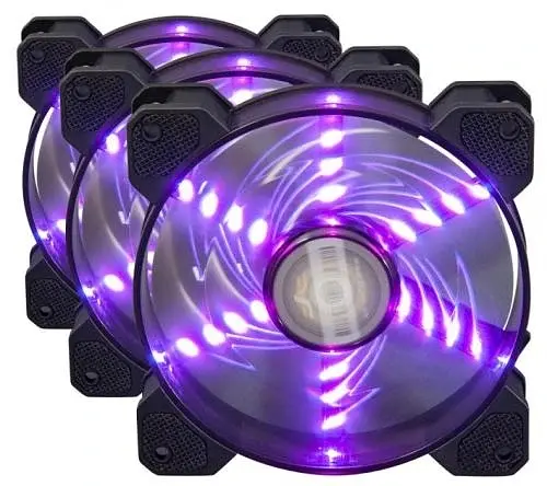Вентилятор 120 мм, набір RGB-вентиляторів + Fun hub + ДК Frime Iris Flicker KIT, 1200 ±10% Frime teh0028697 - фото 4