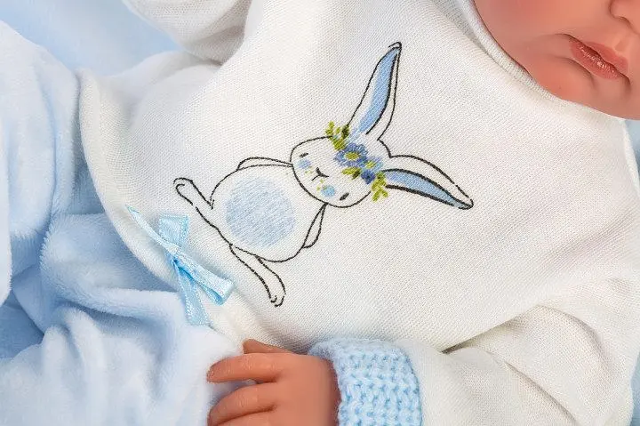 Вініловий новонароджений пупс Llorens м'яка колекційна іспанська лялька 35 см Llorens det0019001 - фото 3