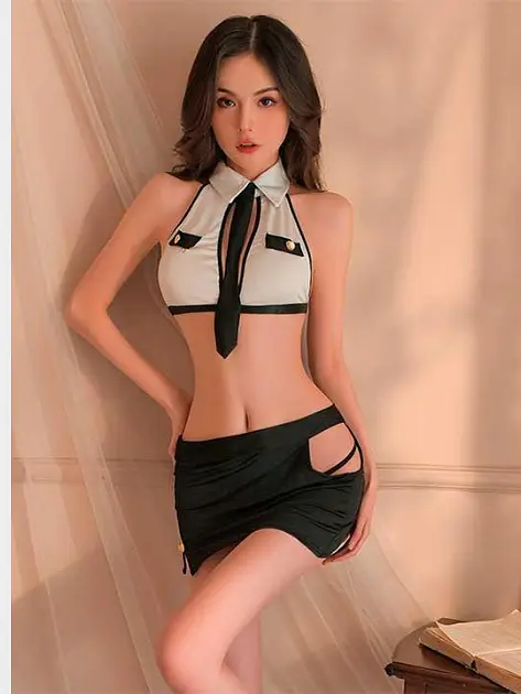 Еротичний рольовий костюм Поліцейської One Size (XS-S) сексуальний костюм для рольових ігор - фото 3