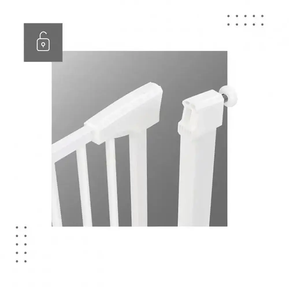 Барьер межкомнатно-лестничный Tulano Guardian 3.5 White 75-110 см белый - фото 7