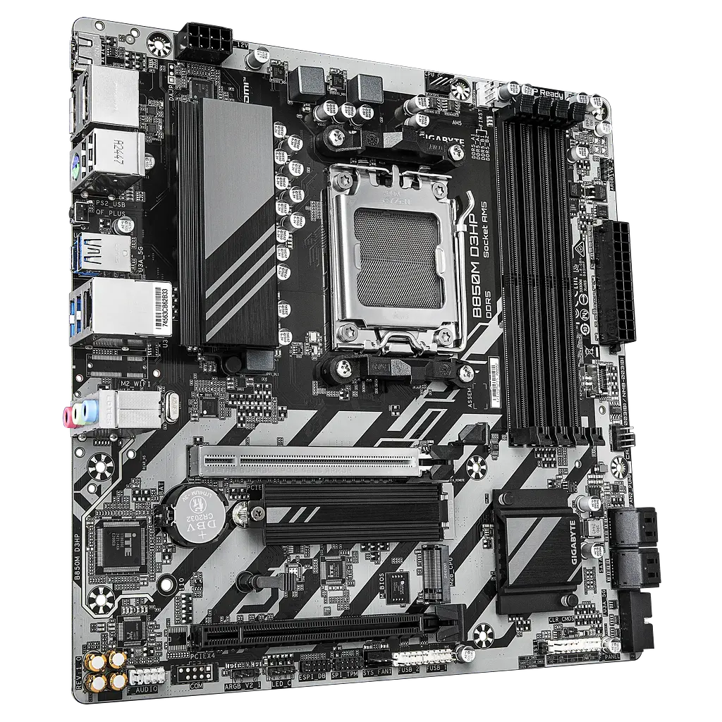 Материнська плата Gigabyte B850M D3HP Socket AM5 (B850M D3HP) - фото 3