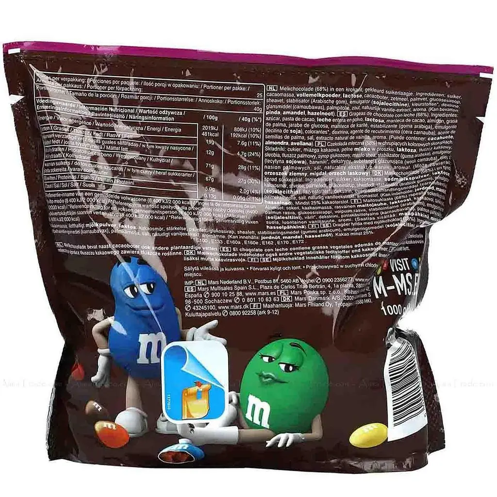 Шоколадні цукерки драже M&M's, 1 кг - фото 2