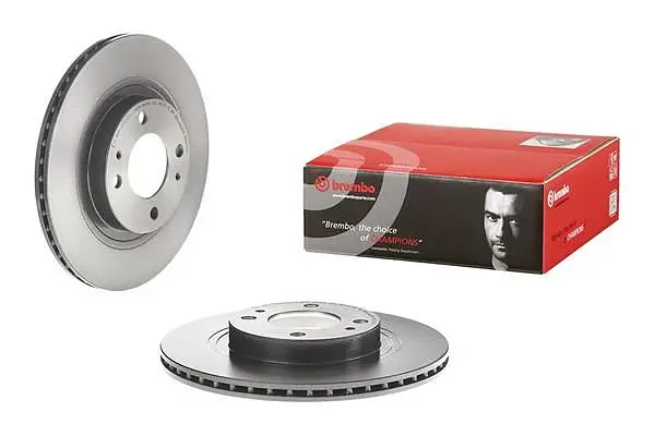 Диск гальмівний вентильований Peugeot Ion, Citroen C Zero, Mitsubishi I 06-25р Brembo (09.C175.11) - фото 2