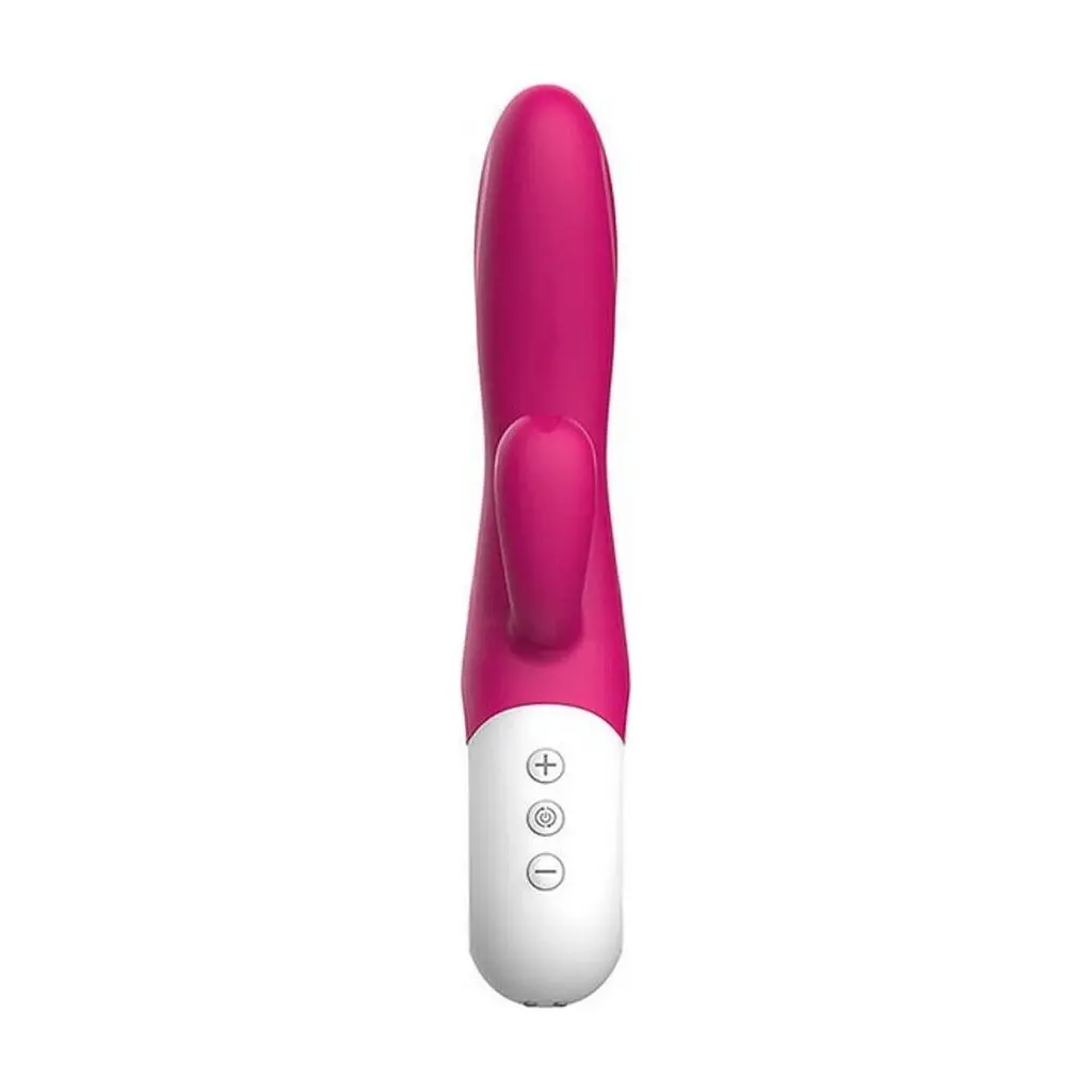 Вібратор-кролик Liebe Bend It Plus Rechargeable Cerise, гнучкий, 2 мотори, 10 режимів - фото 4