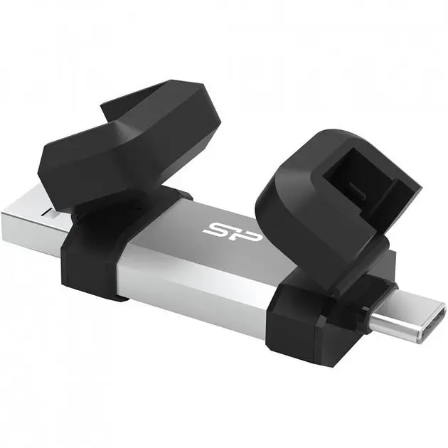 USB накопитель 256 ГБ SILICON POWER Mobile C51 - usb3.2+Type-C двойной - фото 5