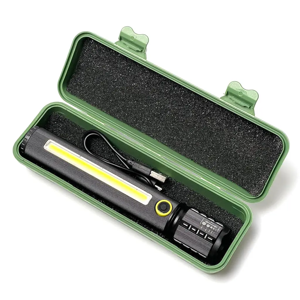Ліхтар ручний POLICE C63-COB Акумулятор Вбудований (USB Заряджання) - фото 4