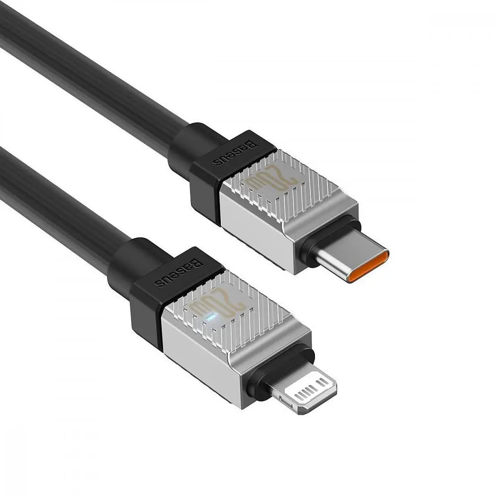 Кабель Baseus CoolPlay Series Type-C to Lightning 20W (2m) black (CAKW000101) - фото 8