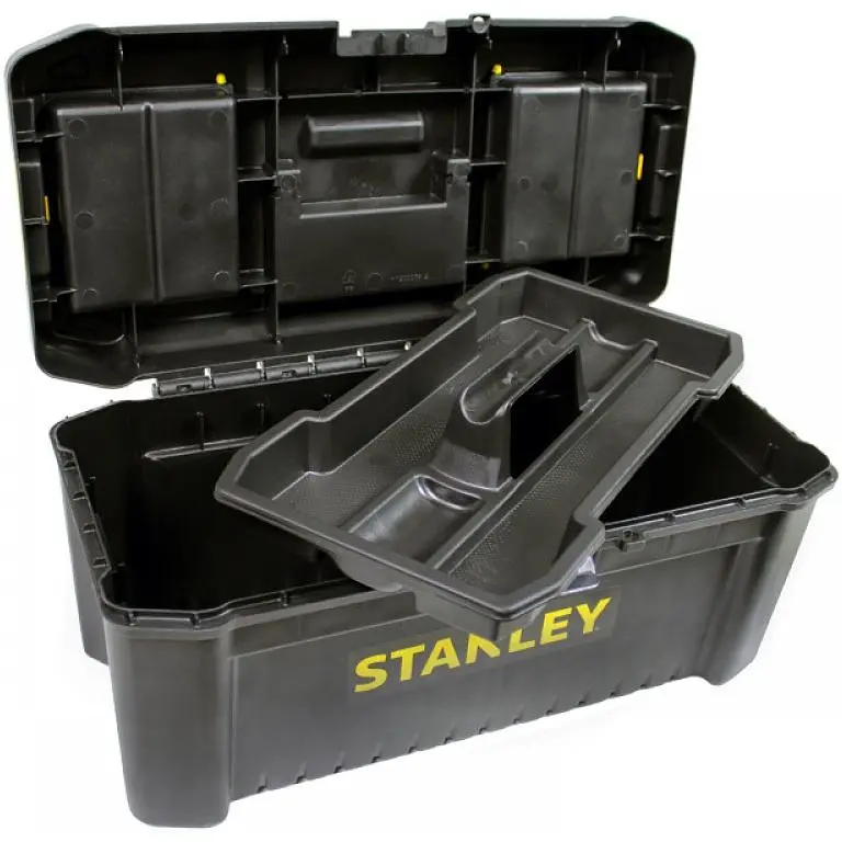 Ящик для інструментів Stanley 16" пластиковий металева защіпка 40.6x20.5x19.5 см (STST1-75518) - фото 2