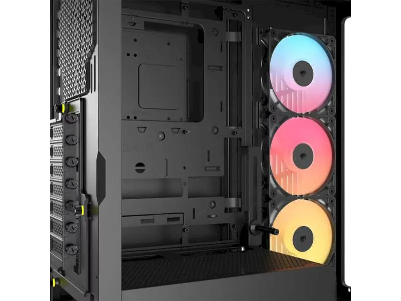 Корпус Corsair Frame 4500X LX-R RGB iCUE Link Black (CC-9011316-WW) - фото 4