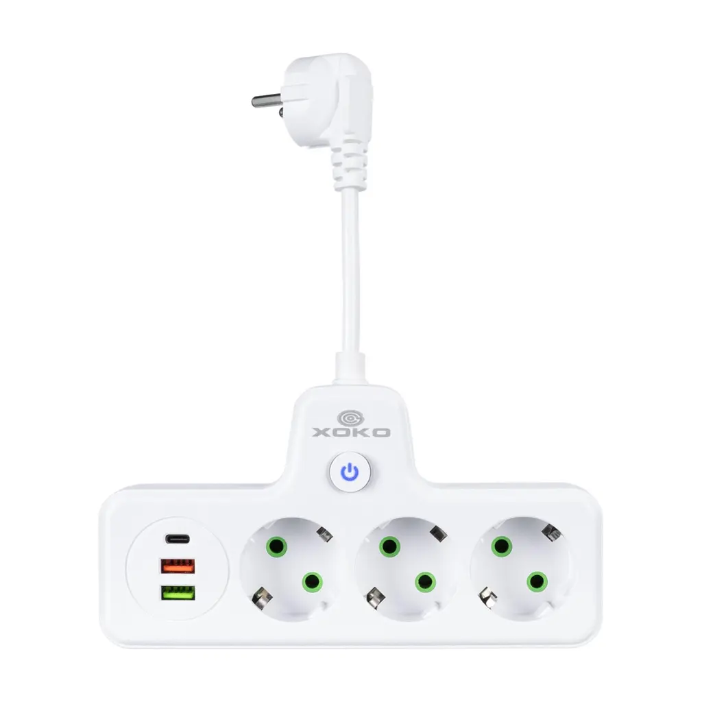 Мережевий фільтр живлення XoKo XK-SPW-3-2-1-WH - фото 3