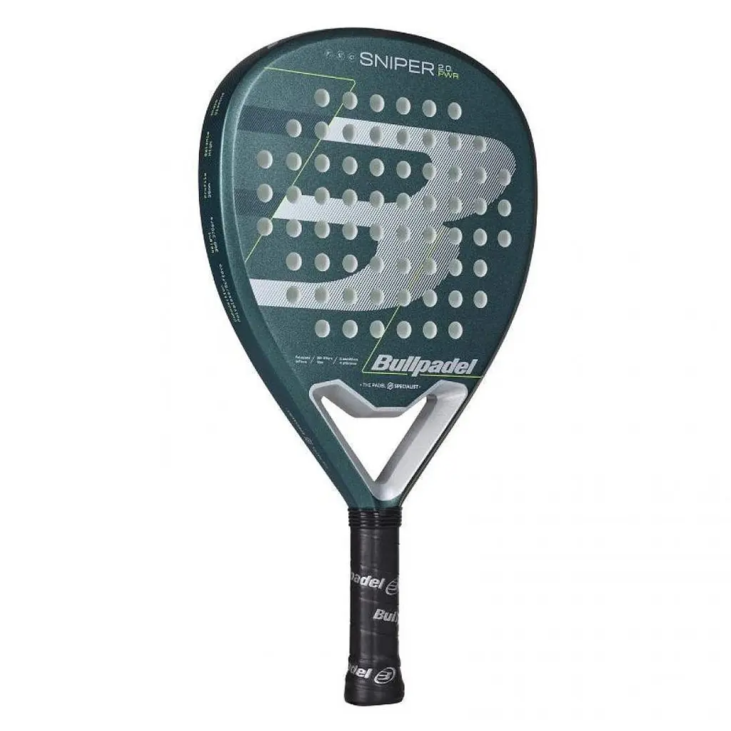 Ракетка для падел тенісу BULLPADEL SNIPER 2.0 POWER LIGHT BLUE 2026 - фото 2
