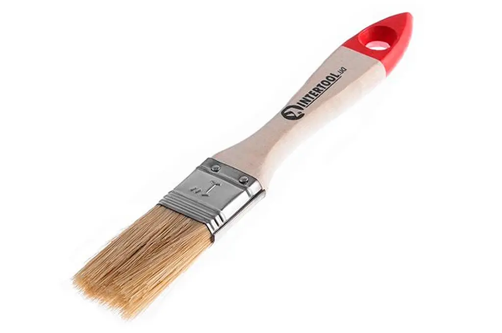 Пензель малярський плоский Intertool стандарт 1" (в упаковці 12 шт.) KT-1225 - фото 4