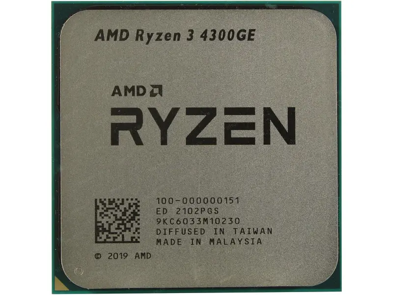 Процесор AMD Ryzen 3 4300GE (100-000000151)