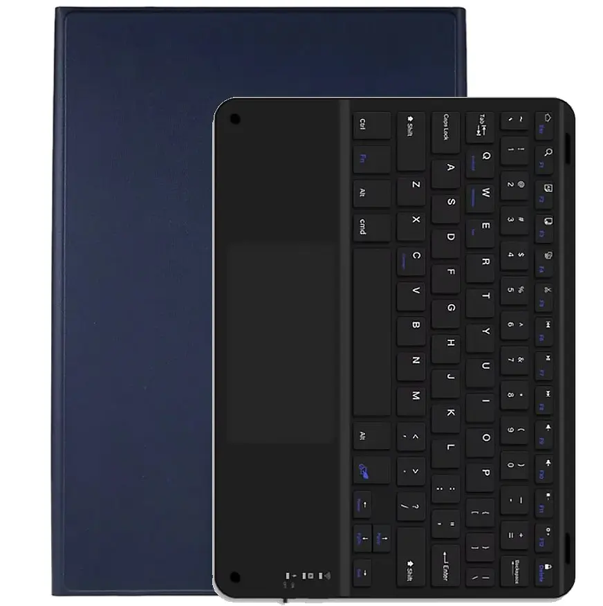 Чохол з бездротовою клавіатурою (TouchPad) BeCover для Apple iPad Air 13 (2024/2025) Deep Blue (712602) - фото 5