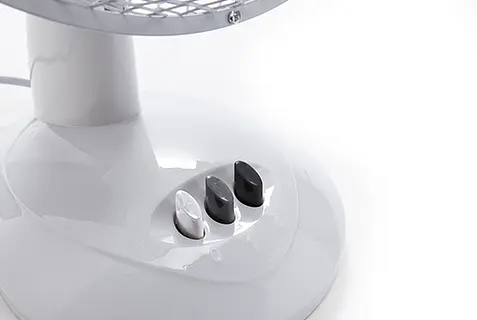 Настільний вентилятор Adler AD 7302, 23 см, 45 Вт, поворотний, 2 швидкості, регулювання нахилу, компактний вентилятор для дому та - фото 7