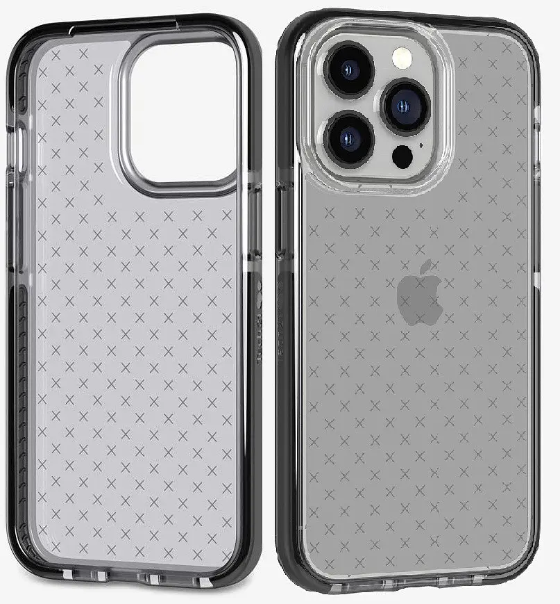 Оригінальний протиударний чохол для iPhone 13 Pro Max (6.7") Tech21 Evo Check Black (T21-8966) - фото 2