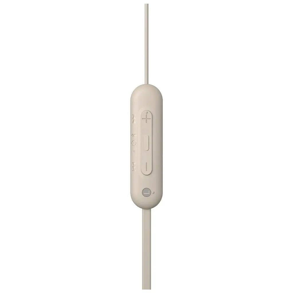 Навушники Sony WI-C100 Beige (WIC100C.CE7) - фото 3