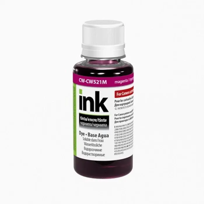 Чернила ColorWay Canon CL-38/511/CLI-8/521 100мл Magenta CW521M01