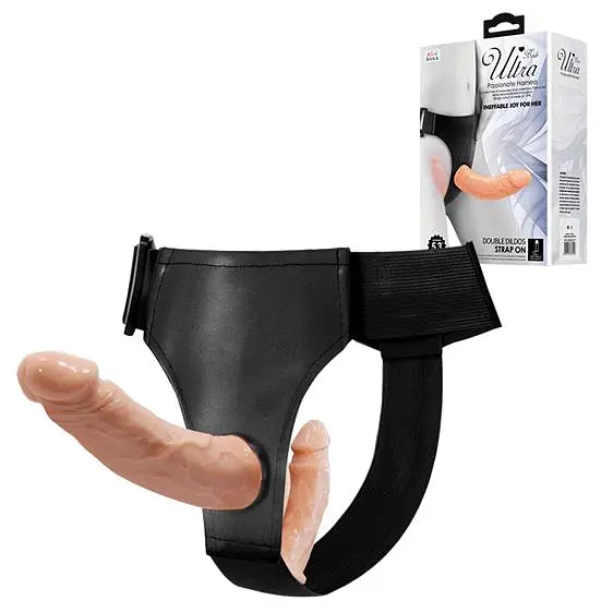 Страпон Baile Ultra Double Dildos Strap On 5.3 - фото 6