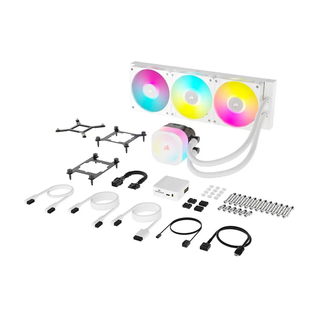 Система рідинного охолодження Corsair iCUE LINK TITAN 360 RX RGB White (CW-9061021-WW) - фото 5
