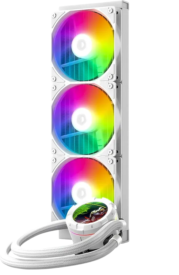 Водяне охолодження ID-Cooling Space LCD SL360 XE White - фото 3