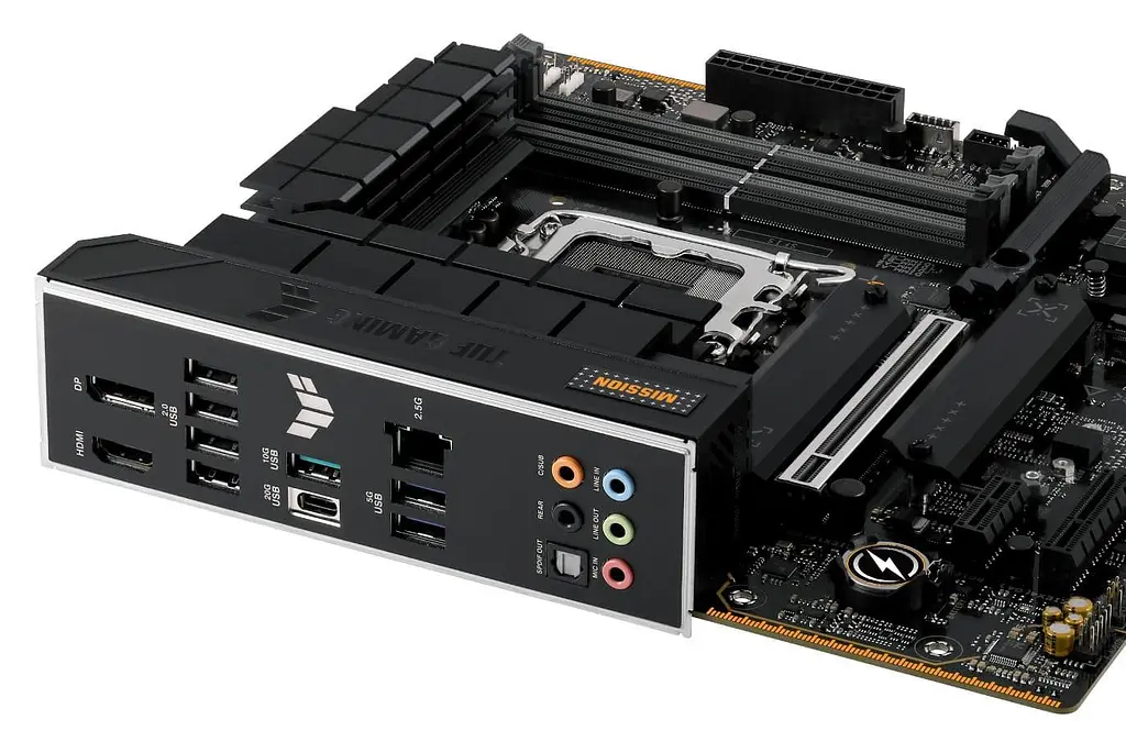 Материнська плата ASUS TUF GAMING B760M-PLUS II (TUF GAMING B760M-PLUS II) (Socket 1700, Intel B760, Micro-ATX) - фото 4