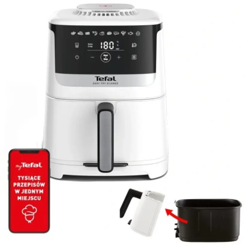 Мультипіч-фритюрниця Tefal EY5521E0 (5л) біла - фото 2