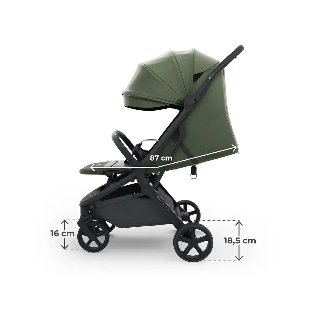 Прогулянкова коляска Kinderkraft Nubi 3 Mystic Green (KSNUBI03GRE0000) - фото 8