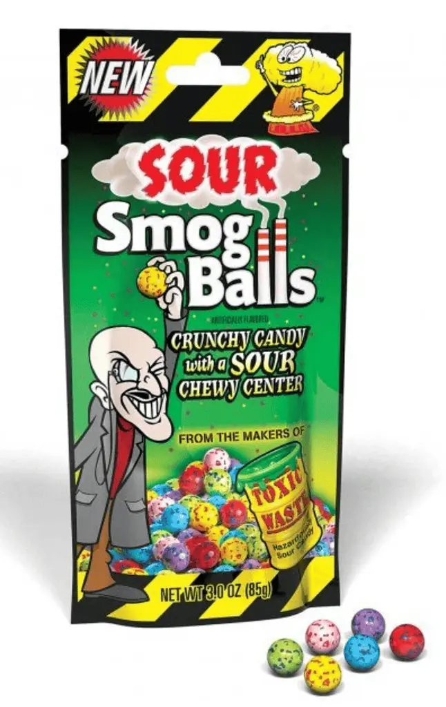 Кислі цукерки Toxic Waste Sour Smog Balls 85г - фото 2